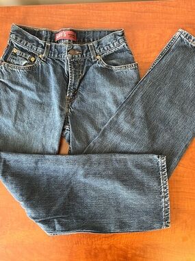 Levi's 550 Relaxed Fit Jeans Blue Denim 27x27  Boy’s 14 Regular Like New